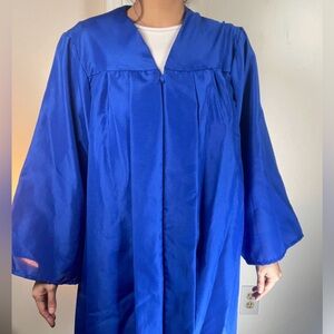 Graduation gown light blue